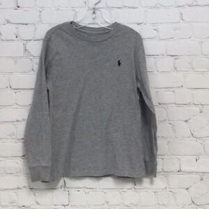 Boys Polo Ralph Lauren Grey Long Sleeve Top size 7